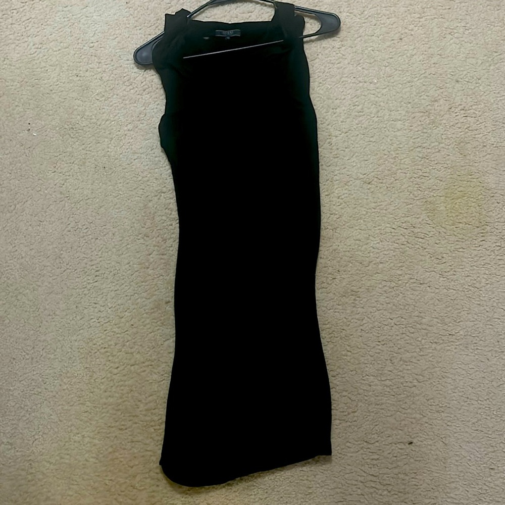 Sexy Black Guess with cowl neck.